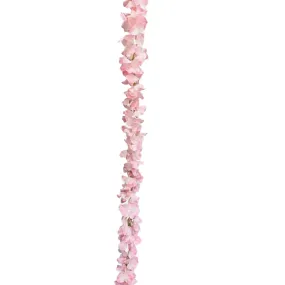 103 inch HYDRANGEA GARLAND - CREAM PINK