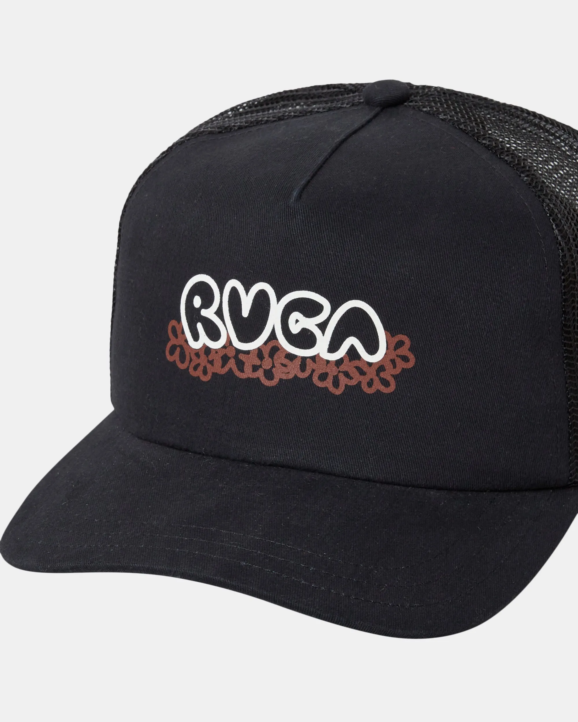 17Th St Trucker Hat - Rvca Black