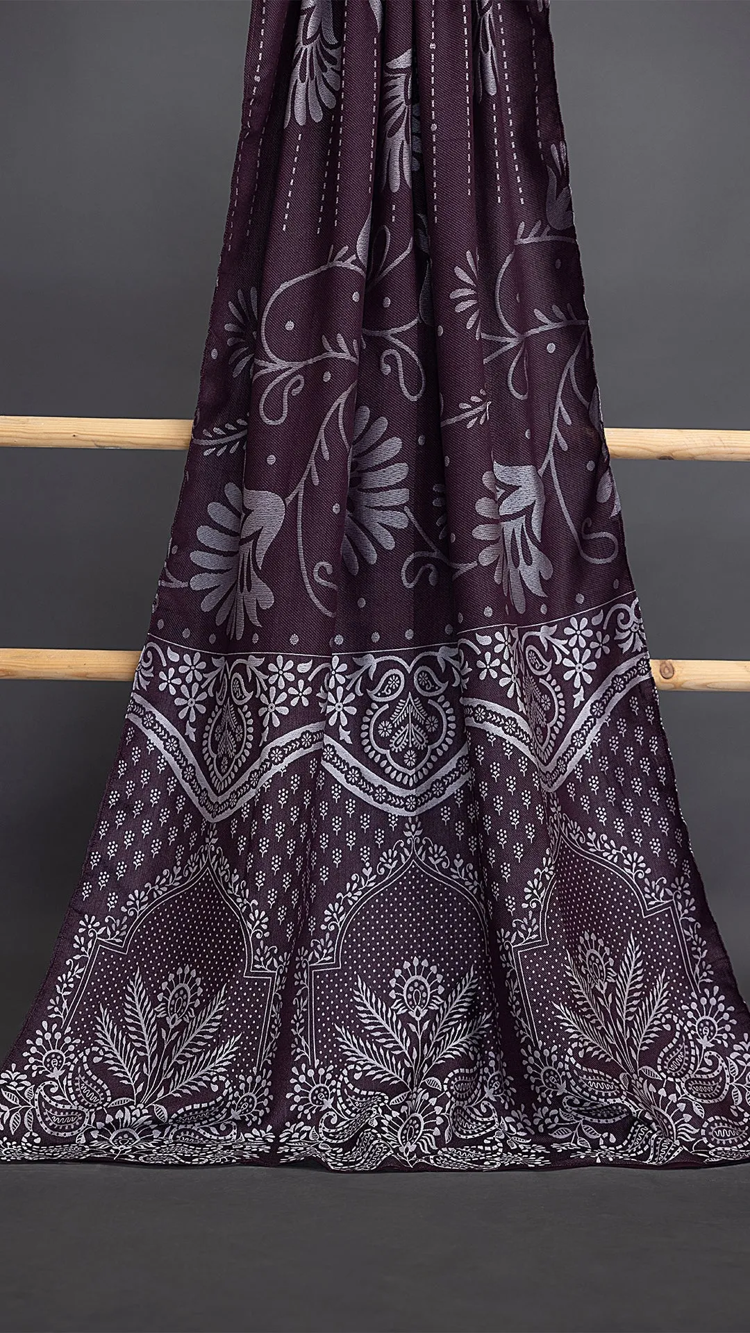 1pc- Jacquard Shawl