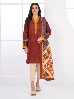 2 Piece Khaddar Suit-Printed (Unstitched)