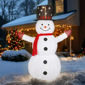 4FT Plush Snowman Christmas Decoration