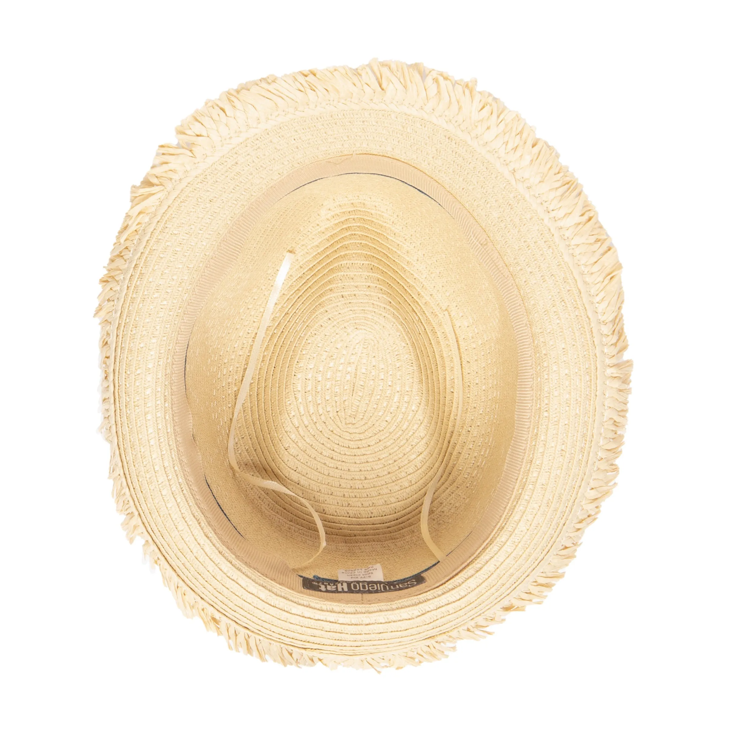 5-7 Year Old Kid Woven Paperbraid Fedora