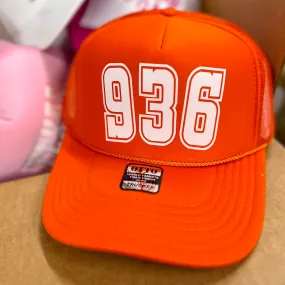 936 Foam Trucker Hat in Orange