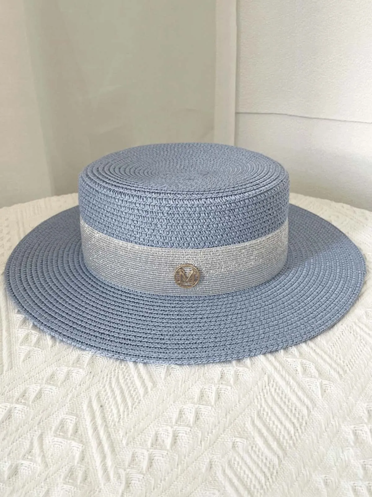 A Touch Of Class Embellished Boater Hat