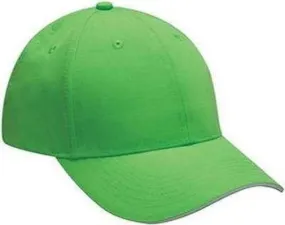 Adams PE102 Adult Performer Cap - Neon Green White