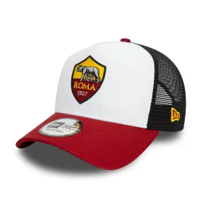 AS Roma Core White 9FORTY E-Frame Adjustable Trucker Cap