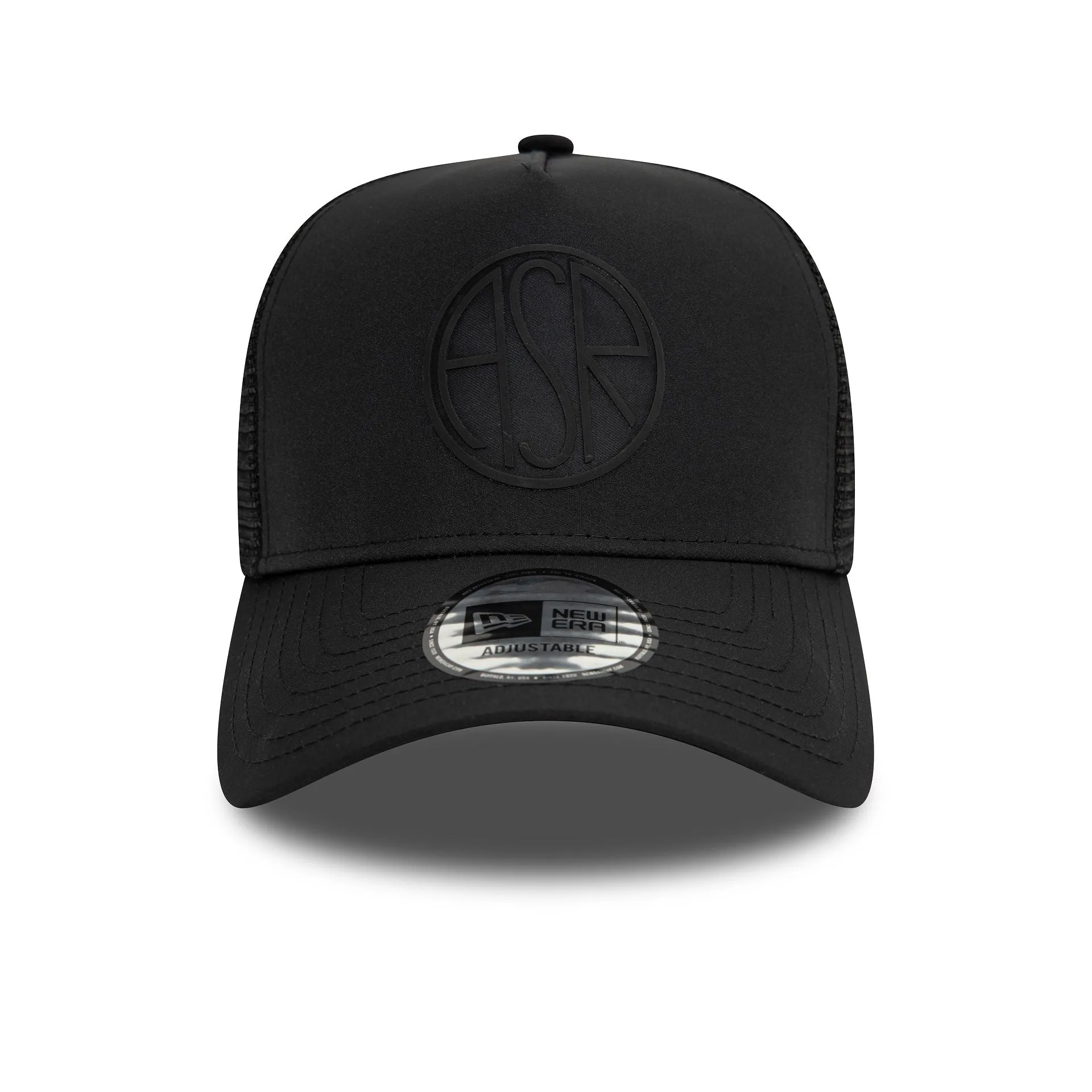 AS Roma Featherweight Poly Black 9FORTY E-Frame Adjustable Trucker Cap