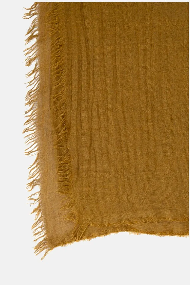 Azzurra Cashmere Modal Scarf Camel