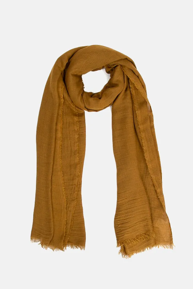 Azzurra Cashmere Modal Scarf Camel