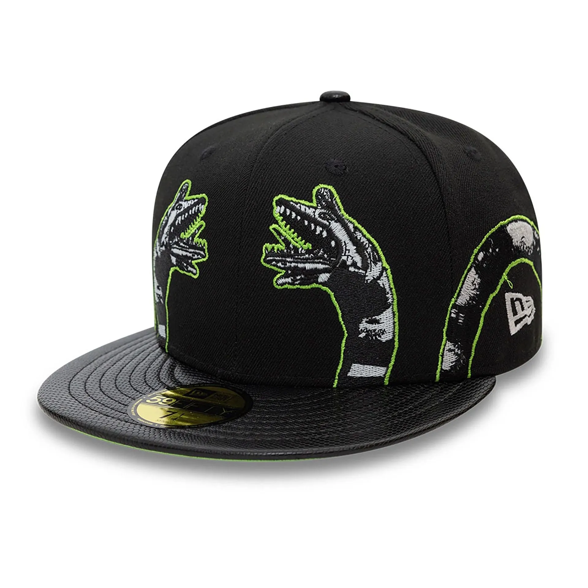 Beetlejuice Worm Black 59FIFTY Fitted Cap