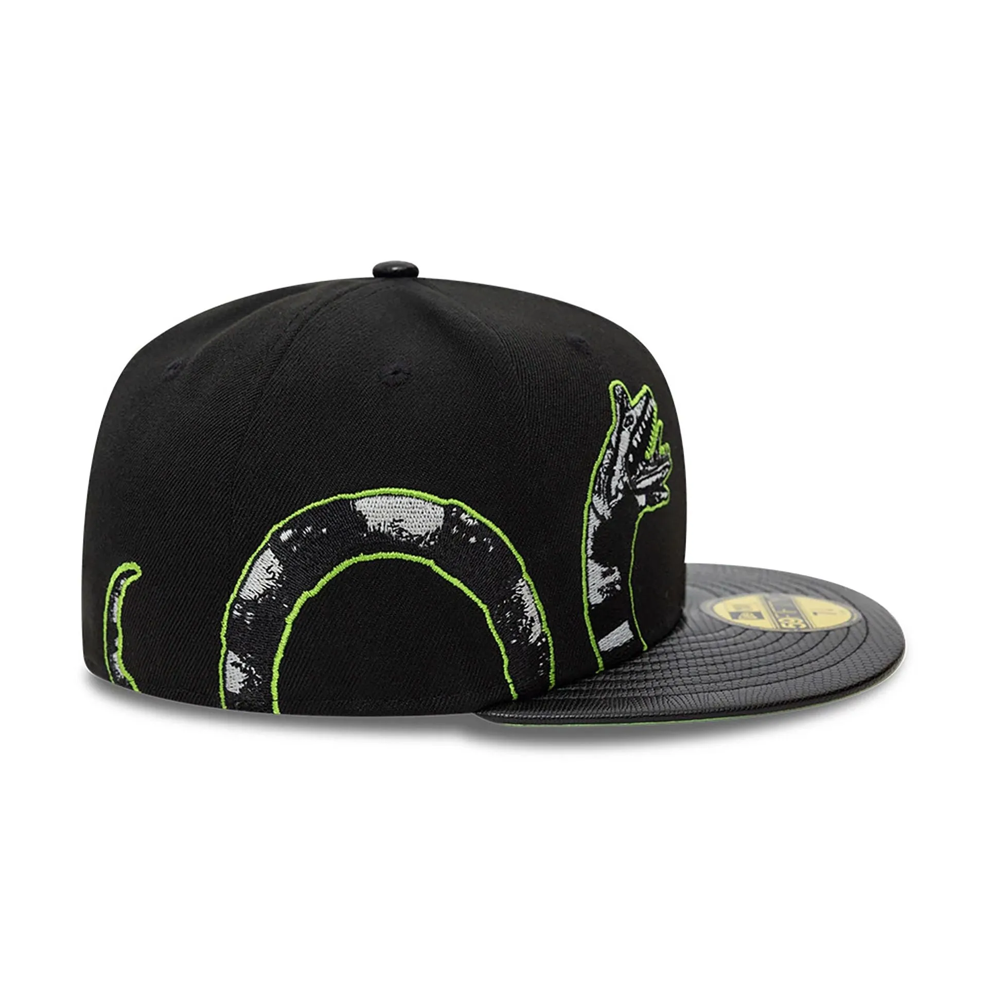 Beetlejuice Worm Black 59FIFTY Fitted Cap