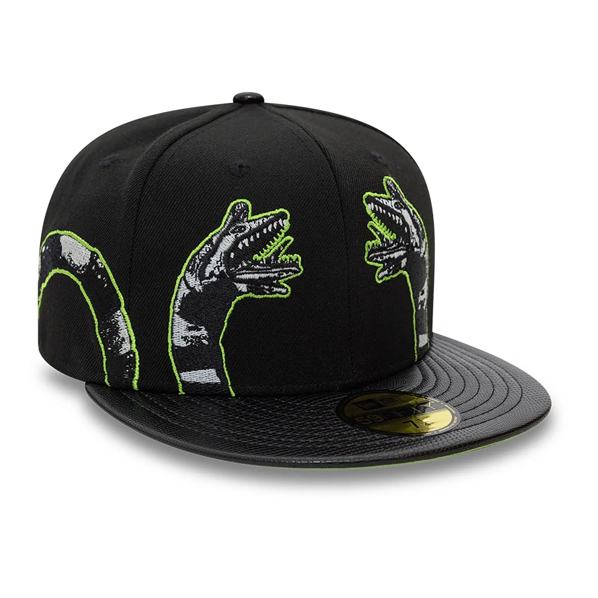 Beetlejuice Worm Black 59FIFTY Fitted Cap