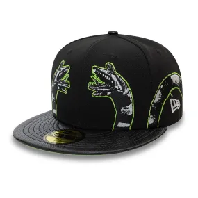 Beetlejuice Worm Black 59FIFTY Fitted Cap