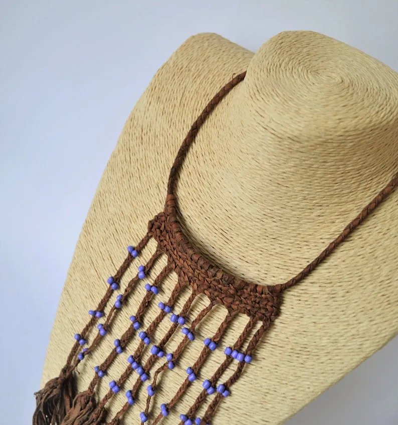 Bohemian bib necklace