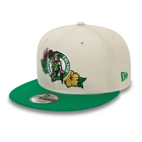 Boston Celtics NBA Floral Stone 9FIFTY Snapback Cap