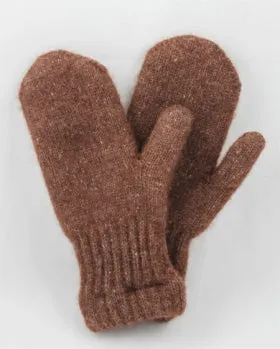 Bouclé Lined Alpaca Mittens