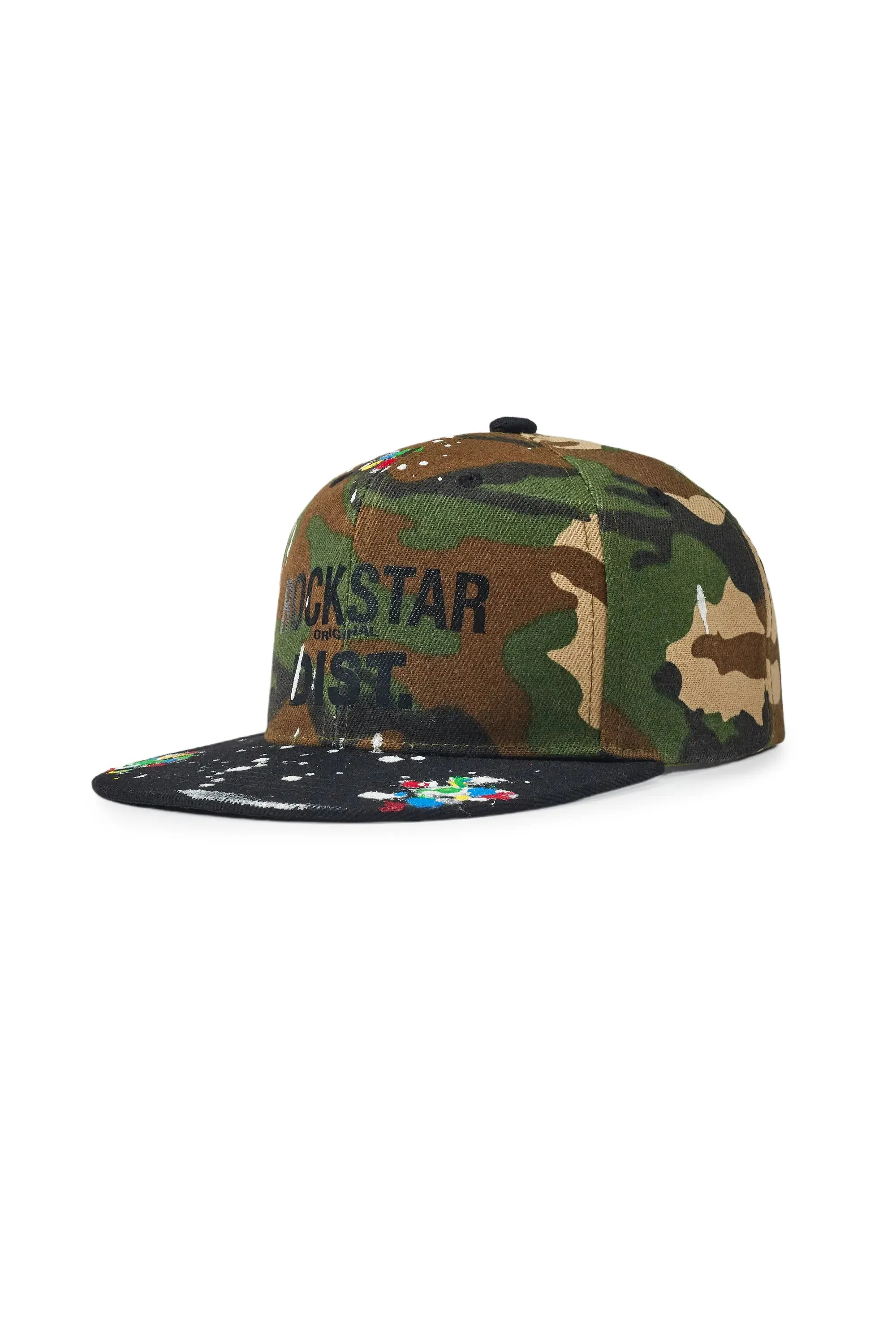 Boys Neptune Black/Camo Trucker Hat