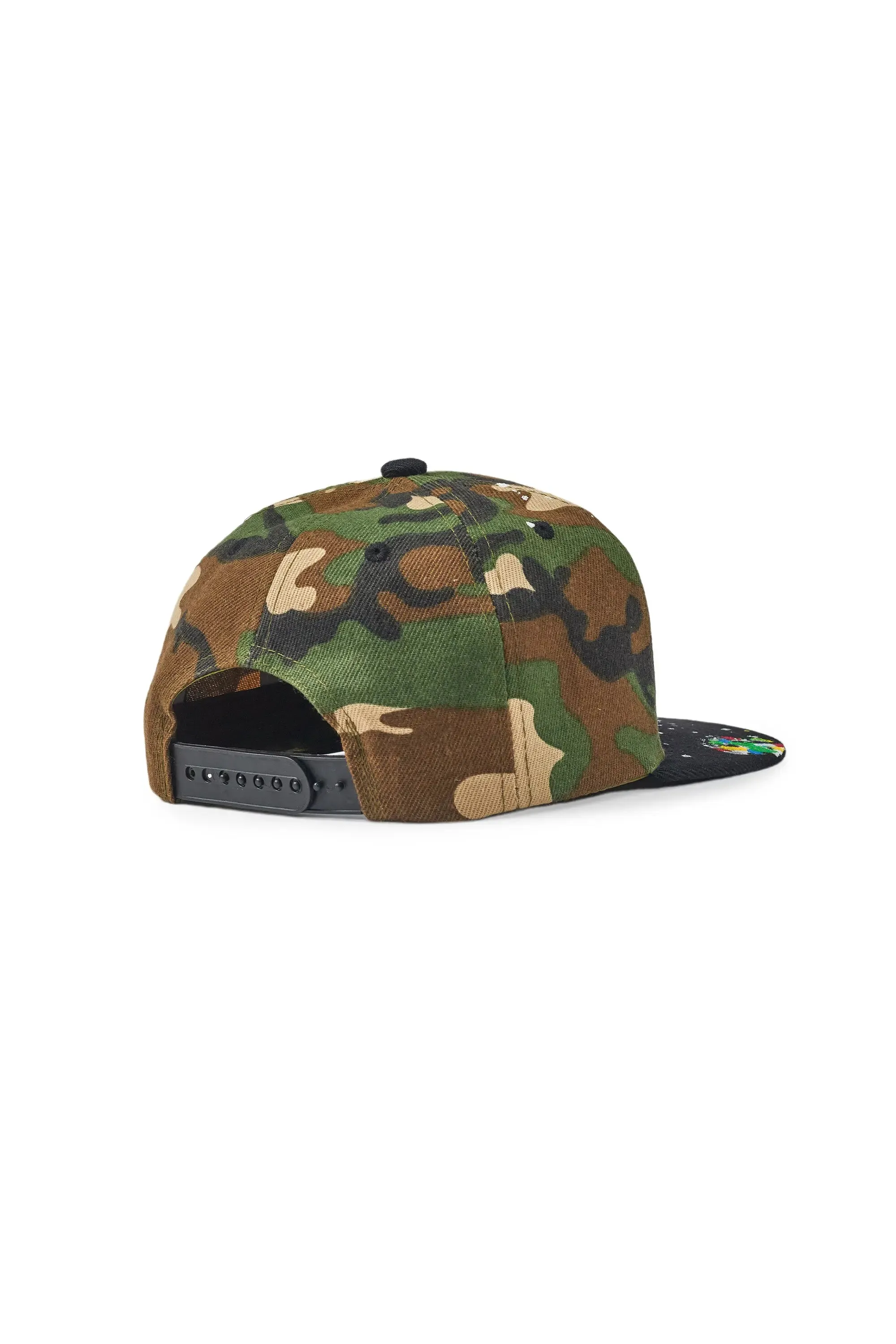 Boys Neptune Black/Camo Trucker Hat