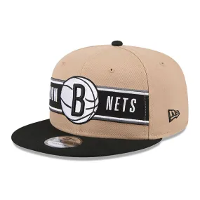 Brooklyn Nets NBA Draft Beige 9FIFTY Snapback Cap