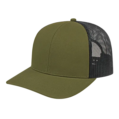 Cap America i3038 - Poly/Cotton Mesh Back Cap - Blank