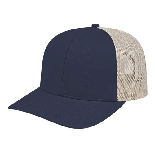 Cap America i3038 - Poly/Cotton Mesh Back Cap - Blank