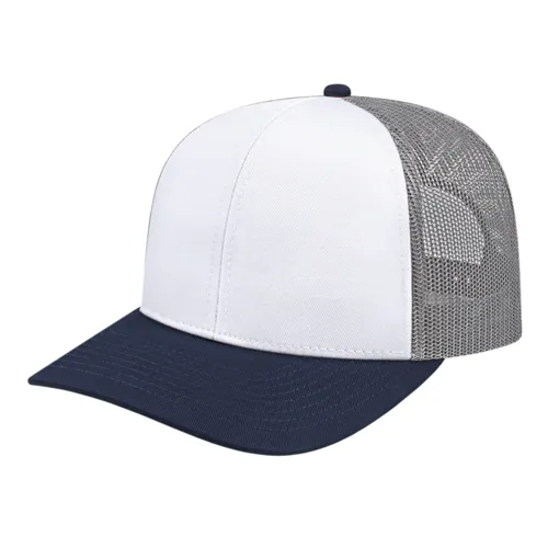 Cap America i3038 - Poly/Cotton Mesh Back Cap - Blank