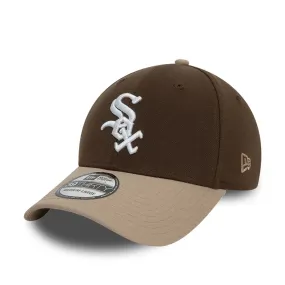 Chicago White Sox Neutral World Series Dark Brown 39THIRTY Stretch Fit Cap