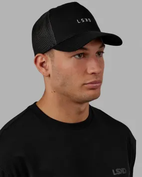 Daily Trucker Hat - Black-White