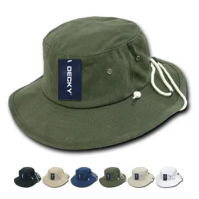 Decky 510 - Structured Cotton Aussie Hat, Australian Bucket Cap - CASE Pricing