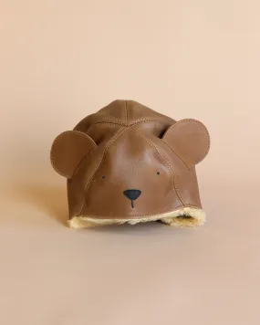 Donsje Classic Bear Leather Hat