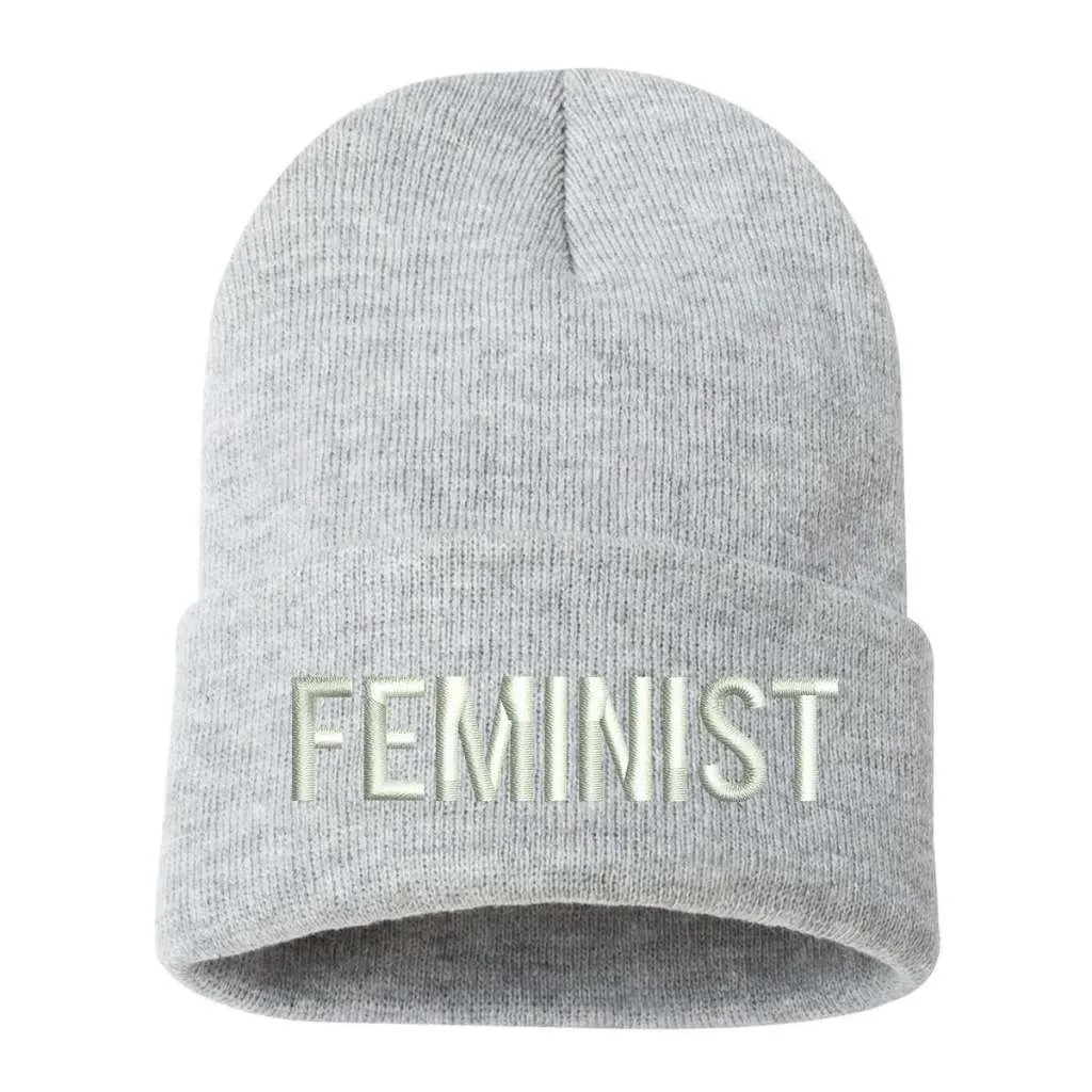 Feminist  Cuffed Beanie Hat