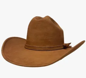 Gorge Copper Cattleman Leather Cowboy Hat