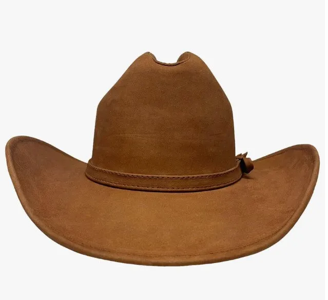 Gorge Copper Cattleman Leather Cowboy Hat