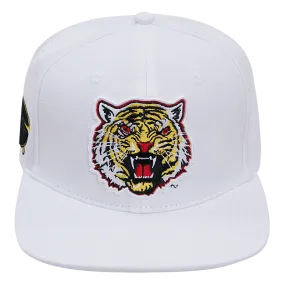 GRAMBLING STATE UNIVERSITY CLASSIC UNISEX WOOL SNAPBACK HAT (WHITE)