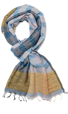 Jute Plaid - Blue