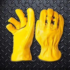 Kevlar-Lined Cut & Water Resistant Cowhide Gloves - S395