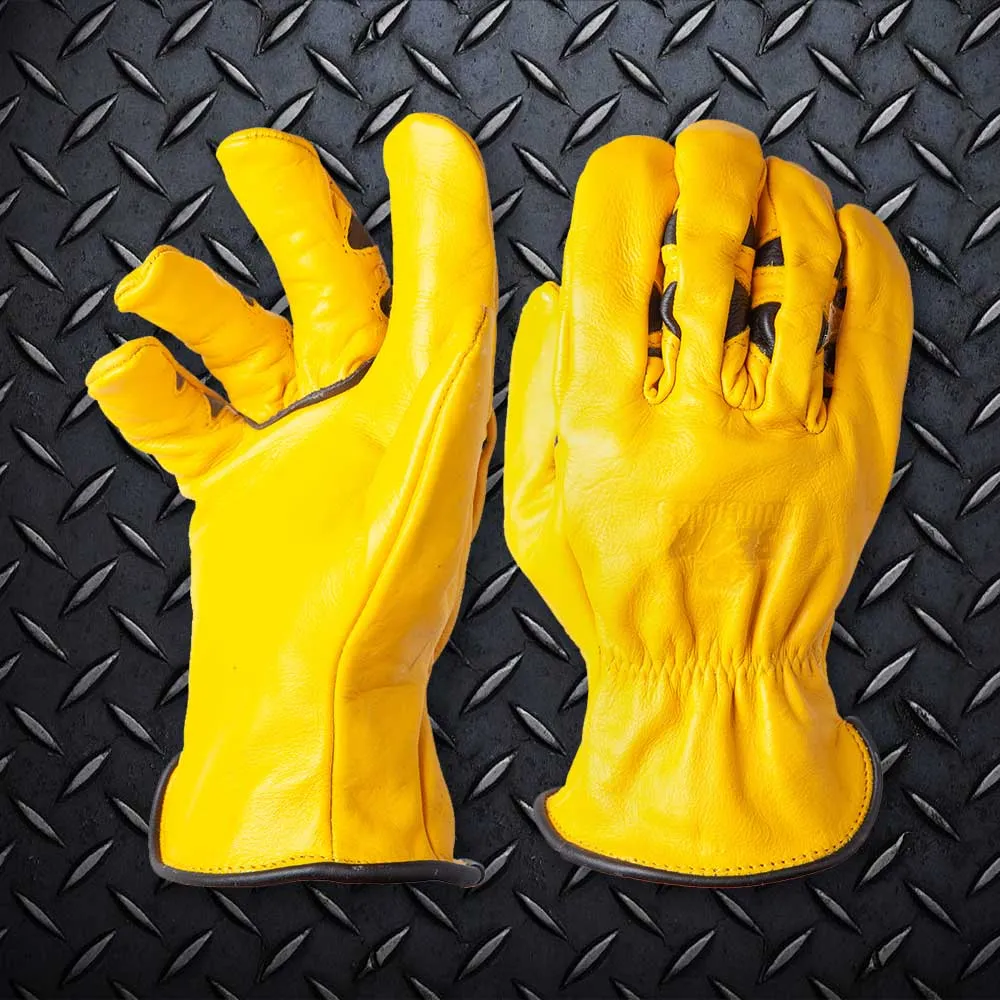 Kevlar-Lined Cut & Water Resistant Cowhide Gloves - S395