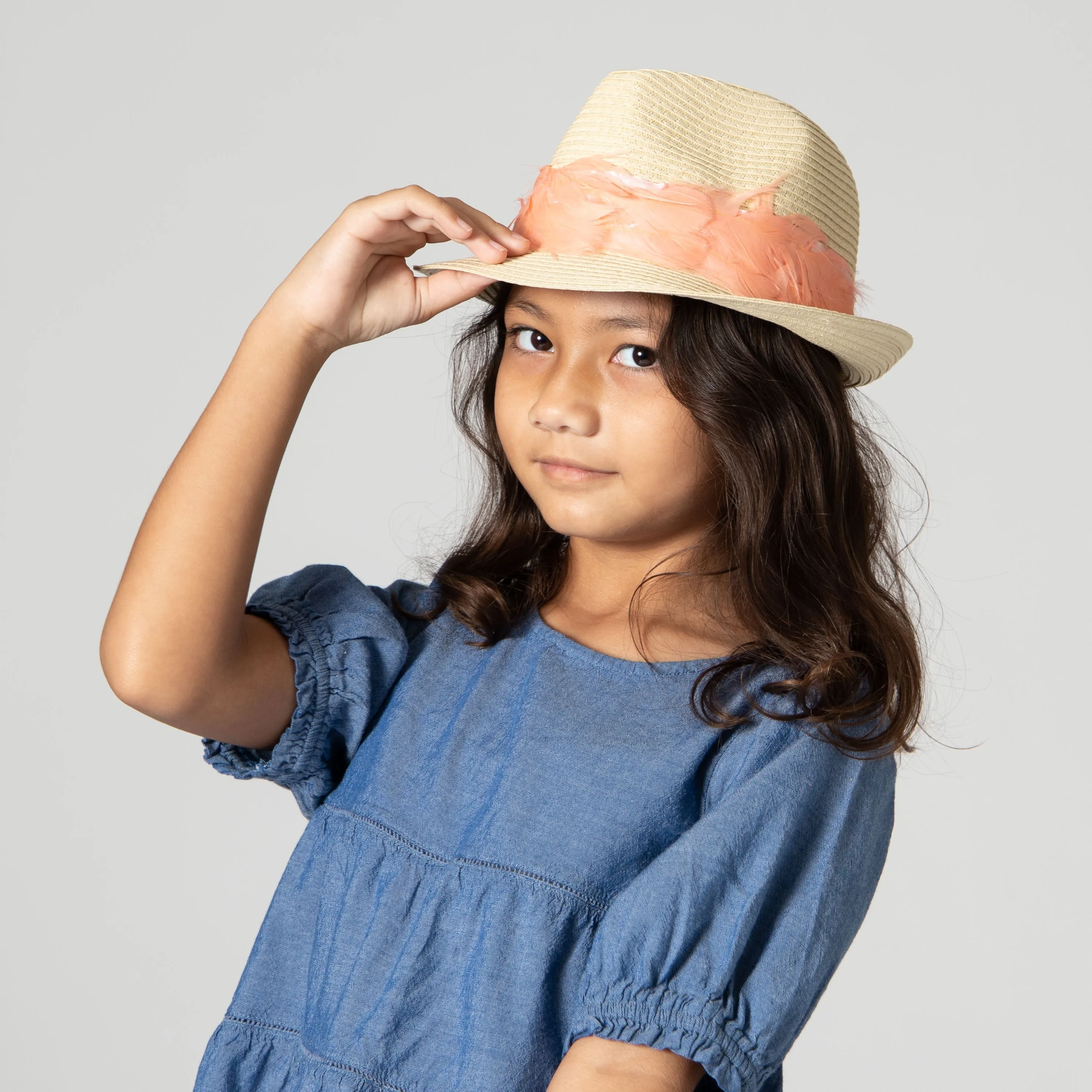 Kid Paper Braid Fedora