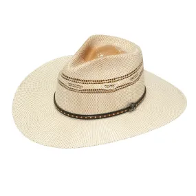 M&F Ariat Bangora Ivory/Tan Indiana Tear Drop Shantung Hat A73198