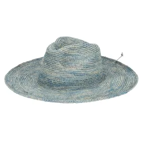 Marina Women's Crochet Raffia Fedora