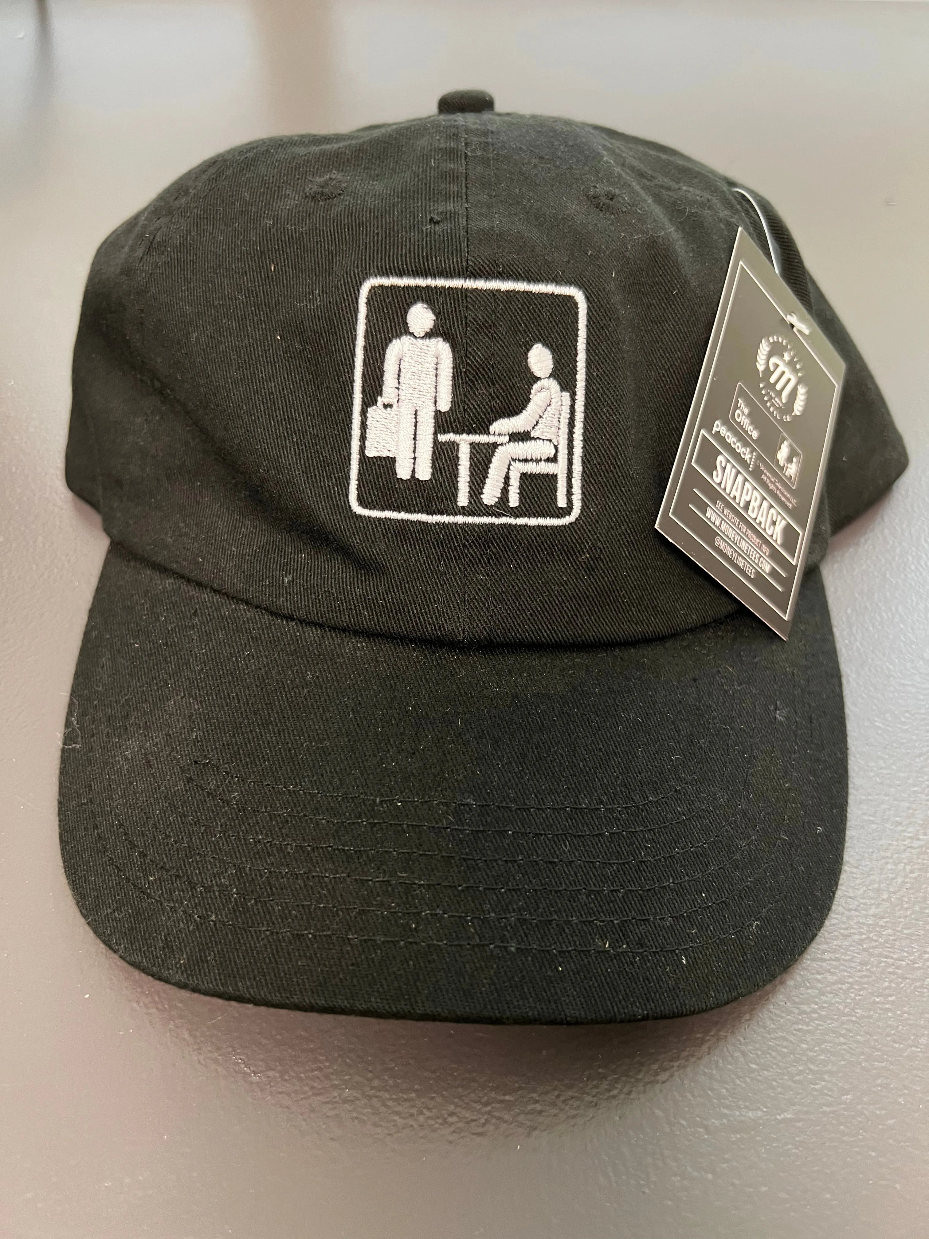 Office Logo - Classic Dad Hat Black