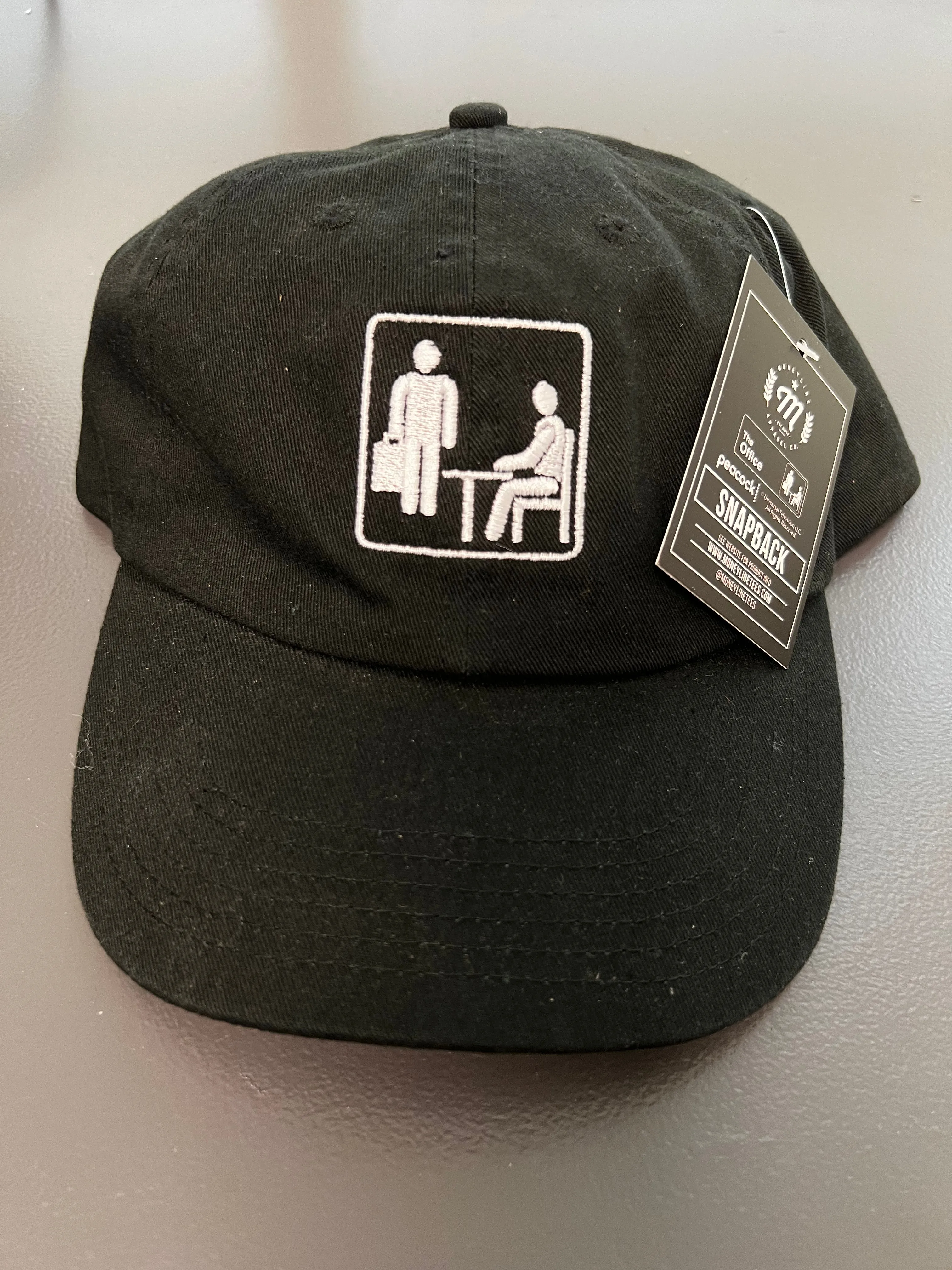 Office Logo - Classic Dad Hat Black