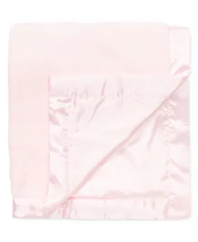 Pink Plush Receiving Blanket