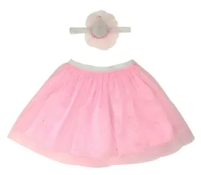 Popatu Birthday Tutu/Headband Set, One Size (3-5 YRS)