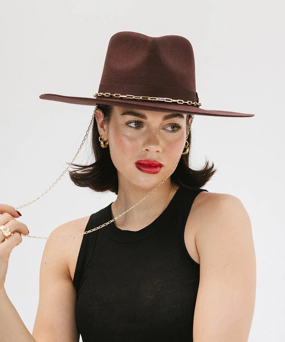 Raine Wide Brim Fedora