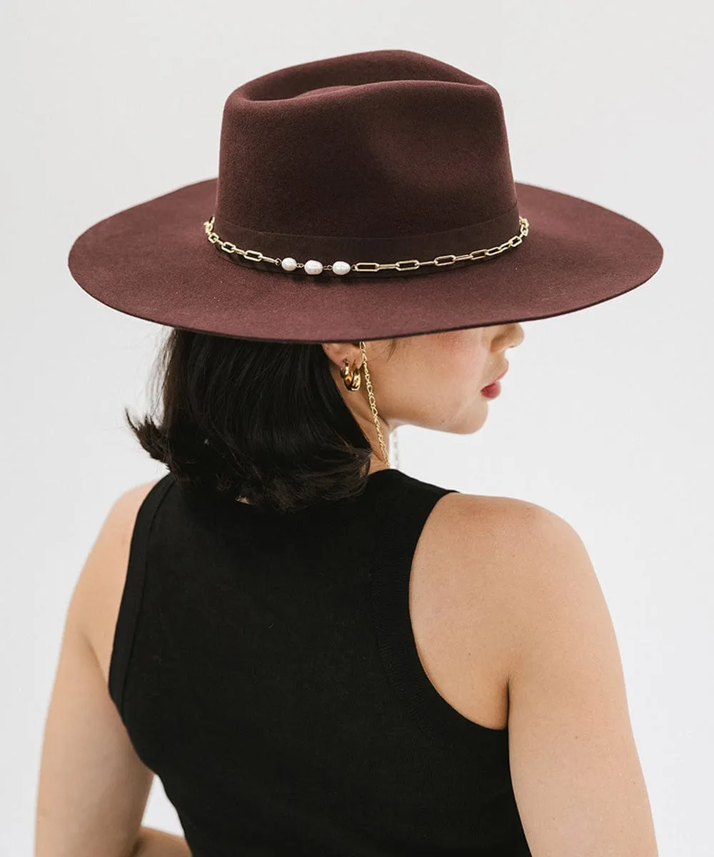 Raine Wide Brim Fedora