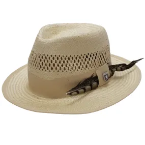 San Francisco Beige Toyo Fedora Hat