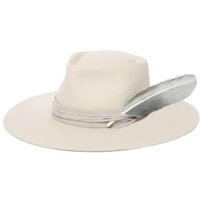 Take My Name - Women's Stiff Brim Fedora with Heart Shaped Crown