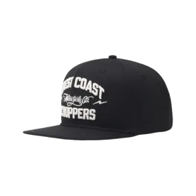 WCC MOTORCYCLE CO. FLATBILL HAT - BLACK