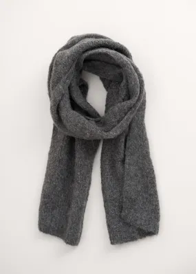 WENDY WOOL BLEND SCARF - GREY